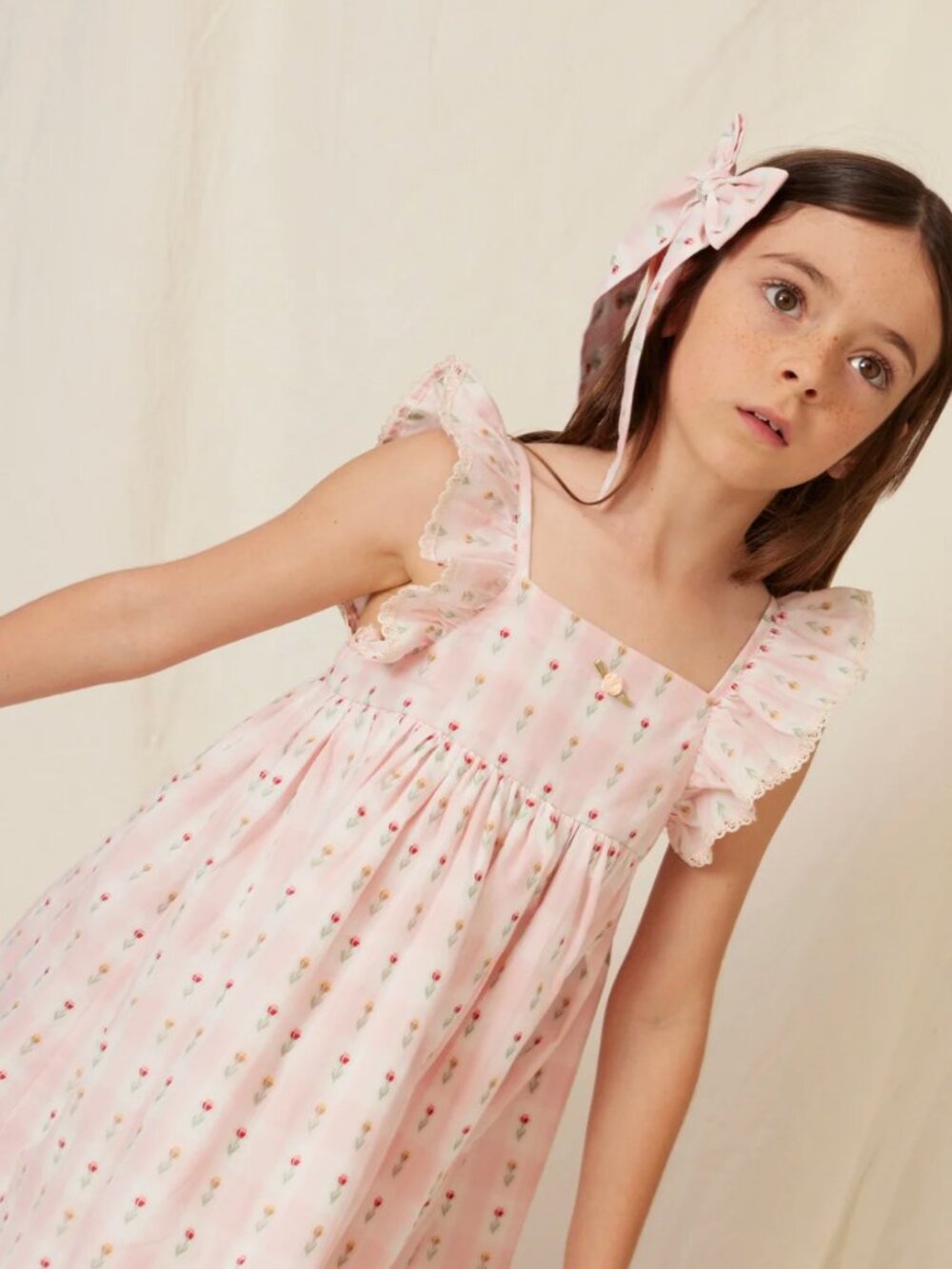Bebe Organic Pink Bella Dress, 3Y